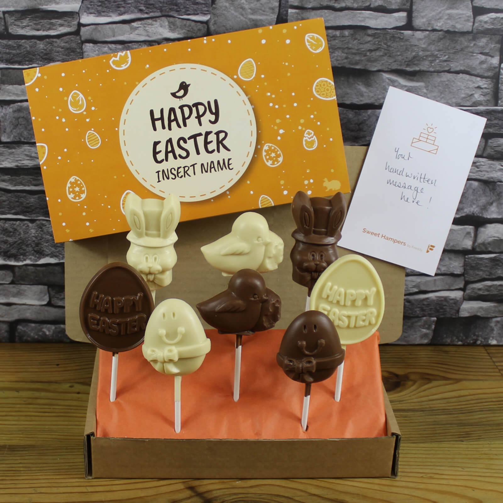 Branded Easter Chocolate Lollipop Gifts
