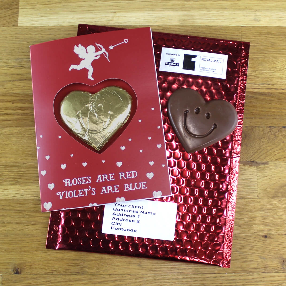Valentine's Chocolate Card