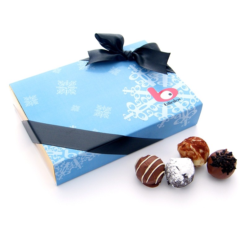 Corporate Christmas Gift Customised 12 Chocolate Box