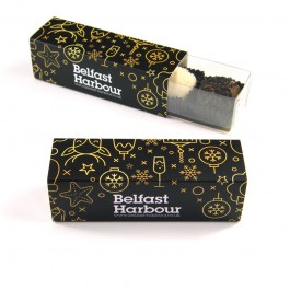 Christmas 3 Chocolate Personalised Finger Box Sleeve