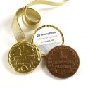 Bespoke Logo chocolate coin & medal - , marketing campaign