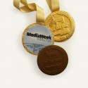 90mm Diameter Bespoke Chocolate Medal