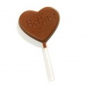 Love Belfast custom chocolate lollipop