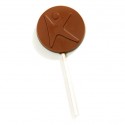 Kingsgate chocolate logo lollipop