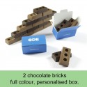 Chocolate bricks - 2 per box