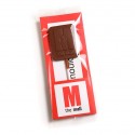 The Mall Logo chocolate lollipop and bespoke branded backing card