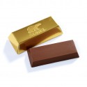 Chocolate Gold Bullion Bar in a customised gold bar shaped box