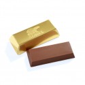 Chocolate Gold Bullion Bar in a customised gold bar shaped box