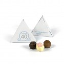 Personalised 3 Chocolate Box with Luxury truffles