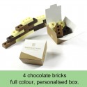 Chocolate bricks - 4 per box