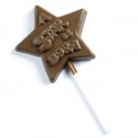 Milk Chocolate  Star is Born Lollipop