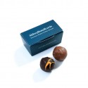 Business Branded two chocolate box with truffles