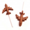 Promotional Airplane chocolate lollipop