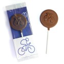 Promotional Chocolate Bicycle lollipop