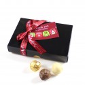 Corporate chocolate box with branded tag