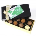 Corporate Christmas 8 Chocolate Gift box & tag