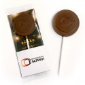 Bespoke City of Ember lollipop with branded ni screen backing card