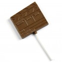 Chocolate Clapper Board Personalised Lollipop