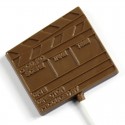 Clapper Board Custom Chocolate Lollipop