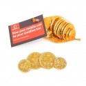 Promotional gold coin net