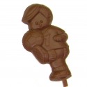 Promotional chocolate football player