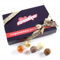 Christmas Corporate luxury 24 chocolate gift box with ribbon