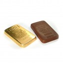 Promotional chocolate golf ingots