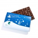 Giant chocolate bar Christmas design Branded wrapper