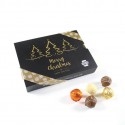 12 truffles in a full colour personalised box 