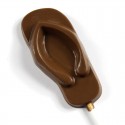 Flip flop custom chocolate lollipop