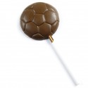 Personalised Milk Chocolate Football Lollipop