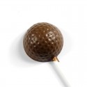 Chocolate Golf Ball Customised Lollipop