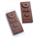 Custom shaped chocolate bar