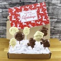 Happy Holidays Chocolate Santa Gift Box 