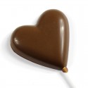 Chocolate Heart Lollipops