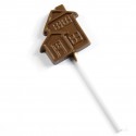 House Personalised Chocolate Lollipop