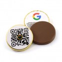 Chocolate coin with QR Code