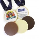 Chocolate Medals with your branding on both sides