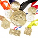 Irregular shape chocolate medals