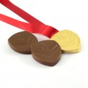 Bespoke shape chocolate medal