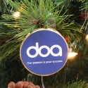 Business branded Christmas chocolate tree decoration