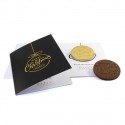 Custom Business Christmas Card with Chocolate Coin inside