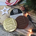 Luxury Chocolate Corporate Logo Christmas Tree decorations