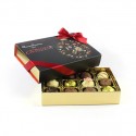 12 chocolates in a box with a customised sleeve