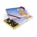 Corporate branded box of 48 handmade chocolates.