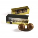 Branded box of chocolate golf balls