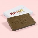 Bespoke promotional chocolate bar and branded box