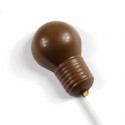 Lightbulb custom chocolate lollipop