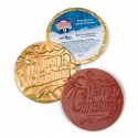 Corporate Christmas chocolate coin - seasonal giveaway