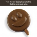 Smiling Face with Open Mouth chocolate lollipop